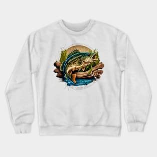 Bass Fishing Crewneck Sweatshirt